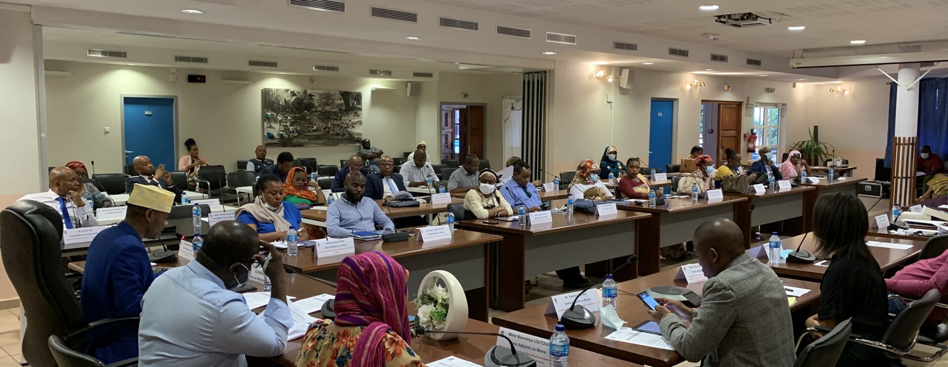 Séance du conseil municipal de Mamoudzou