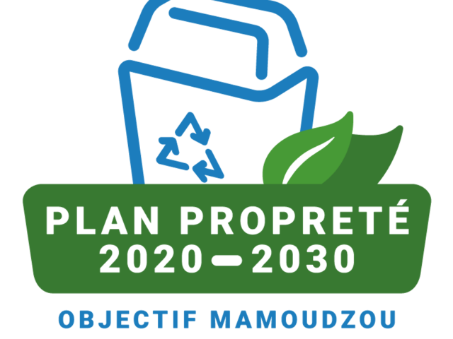 Logo du plan propreté Mamoudzou 2030 objectif ville propre - Agrandir l'image, fenêtre modale