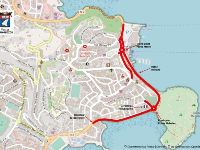 Plan de la réglementation de la circulation pour la manifestation du 14 juillet 2023 - Agrandir l'image, fenêtre modale