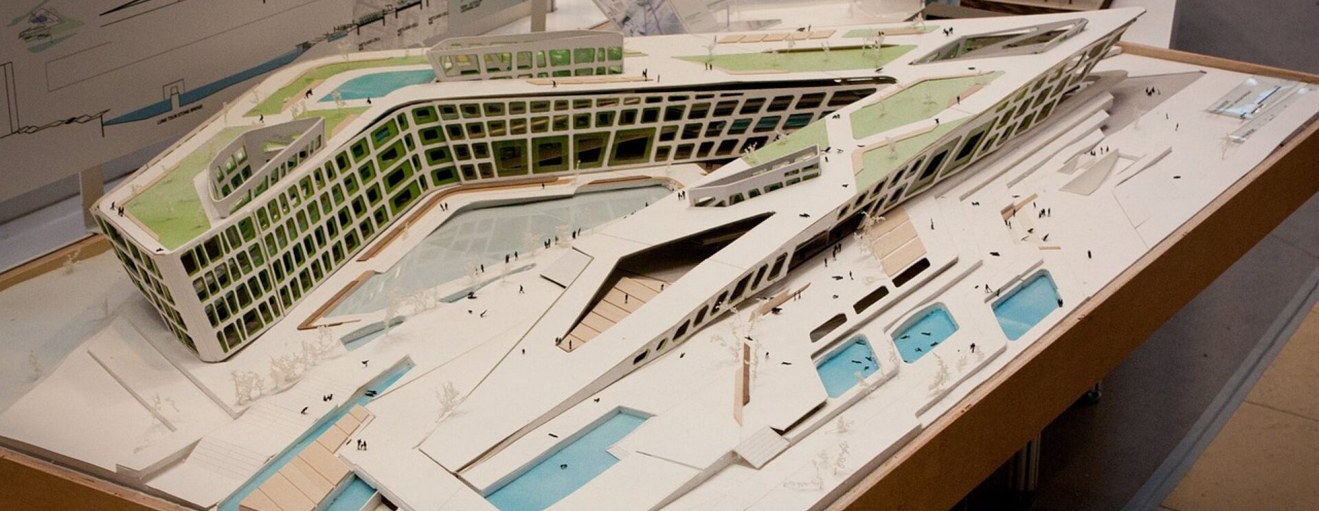 Maquette grand format d'urbanisme