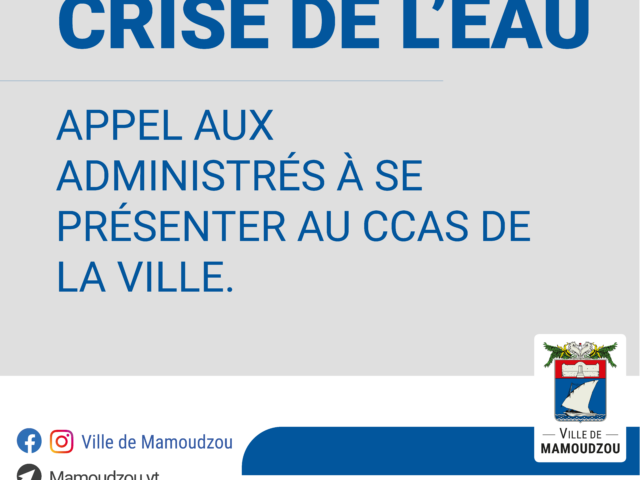 Communiqué de presse sur la Crise de l'eau : appel aux administrés à se présenter au ccas de la ville - Agrandir l'image, fenêtre modale