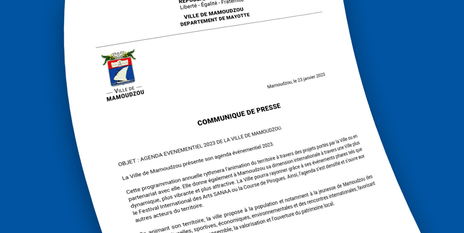 Illustration d'un communiqué de presse