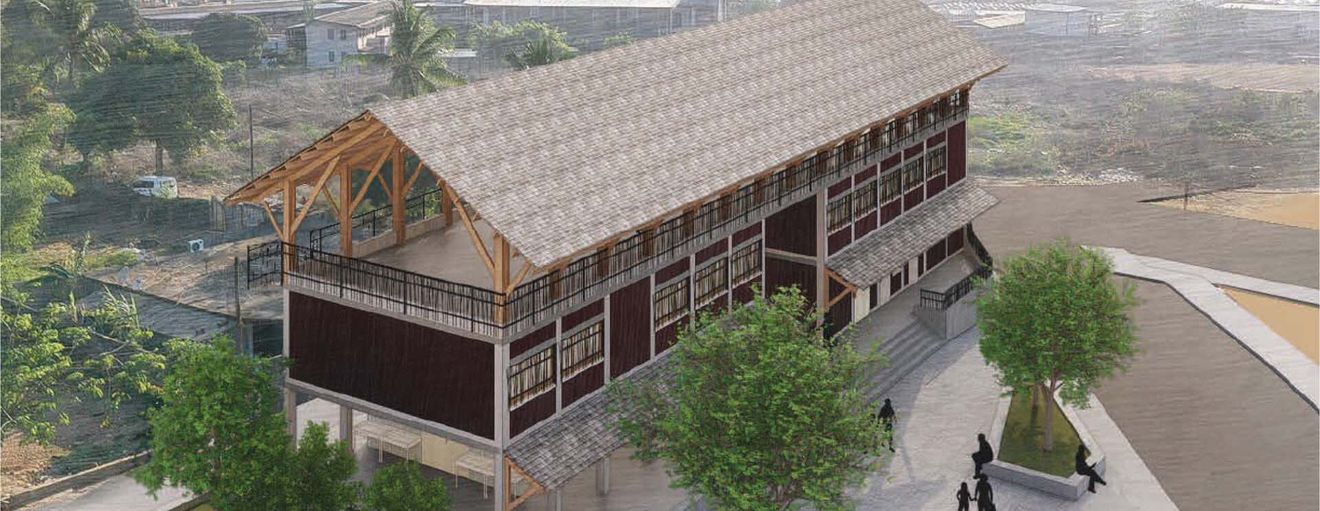 Projet de plateforme de services urbains et école de la seconde chance dans quartier Bazama à Kaweni.