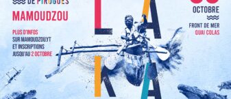 Affiche de la course de pirogues de Mamoudzou, le 6 octobre 2024 sur le front de mer côté quai colas. Plus d'infos sur www.mamoudzou.yt et inscription jusqu'au 2 octobre