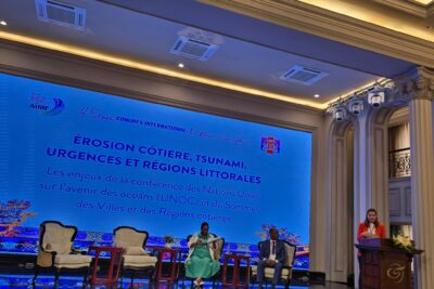 Ambdilwahedou Soumaïla, panéliste au congrès de l'AIMF 2025 aux côtés de Lydia Charlie (maire de Mahé, Seychelles) - Agrandir l'image 2 sur 6, fenêtre modale