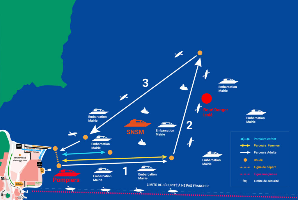 Plan maritime de la Course de pirogues 2025 - Agrandir l'image, fenêtre modale