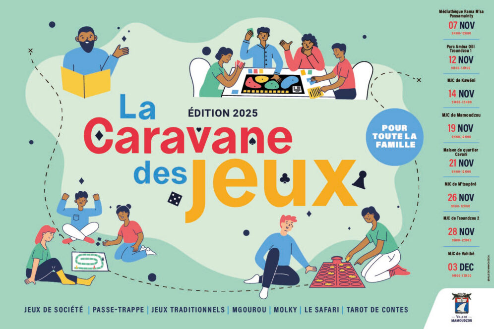 La caravane des jeux revient en 2025 avec plusieurs animations jeunesse du 7 novembre au 3 décembre.