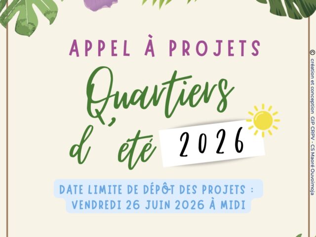 Appel à projets quartiers d'été 2026, DATE LIMITE DE DÉPÔT DES PROJETS : VENDREDI 26 JUIN 2026 À MIDI - Agrandir l'image, fenêtre modale