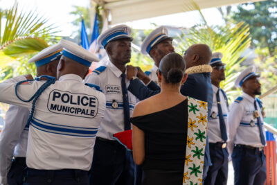 Remise de grade aux policiers municipaux de Mamoudzou - Agrandir l'image 4 sur 13, fenêtre modale