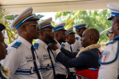 Remise de grade aux policiers municipaux de Mamoudzou - Agrandir l'image 8 sur 13, fenêtre modale