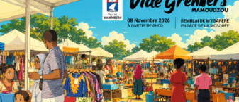 Vide-greniers, le 08 NOVEMBRE 2026 À PARTIR DE 8H00, sur le REMBLAI DE M’TSAPÉRÉ en face de la mosquée